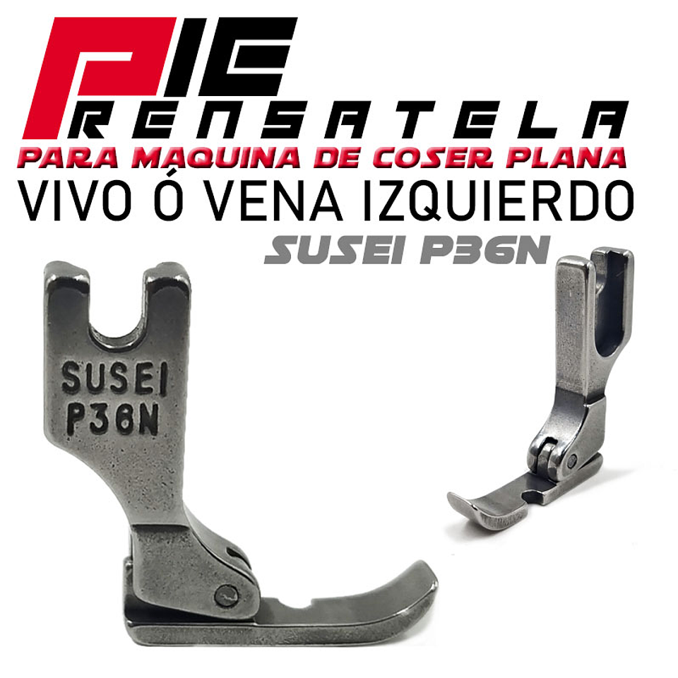 Pie Vena Vivo Prénsatela Izquierdo Susei Maquina de Coser Plana Modistería 2