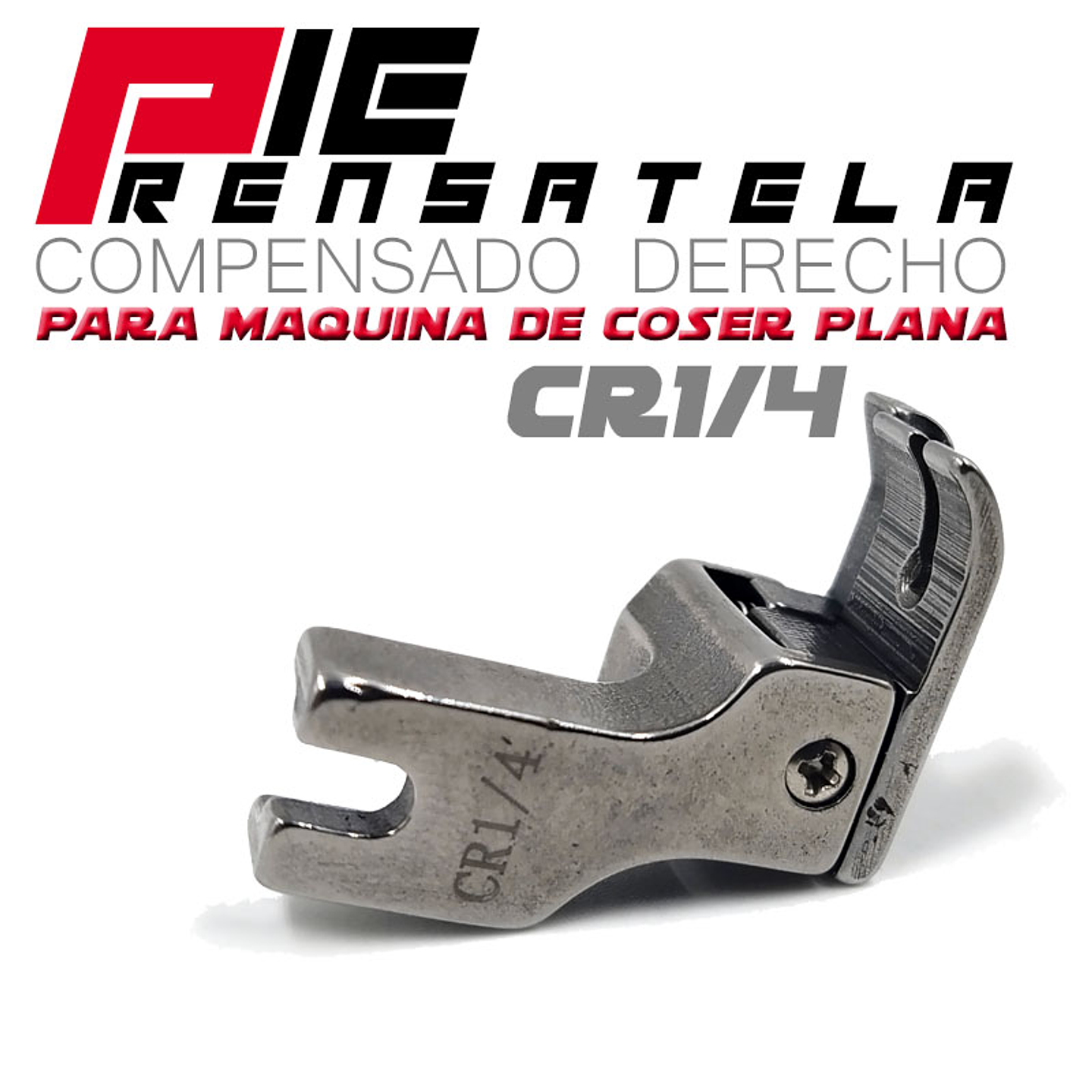 Pie Compensado Prénsatela 1/4 Derecho Susei Maquina Plana de Coser Modistería 2