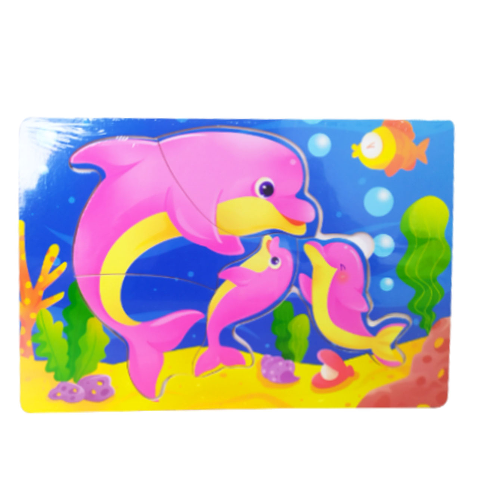 Rompecabezas MDF set x8 Personajes cómic Didácticos Juguetería Niñas 8