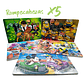 Rompecabezas MDF SET X5 Personajes Juguete Infantil Niños - Miniatura 2