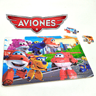 Rompecabezas MDF SET X5 Personajes Juguete Infantil Niños 5