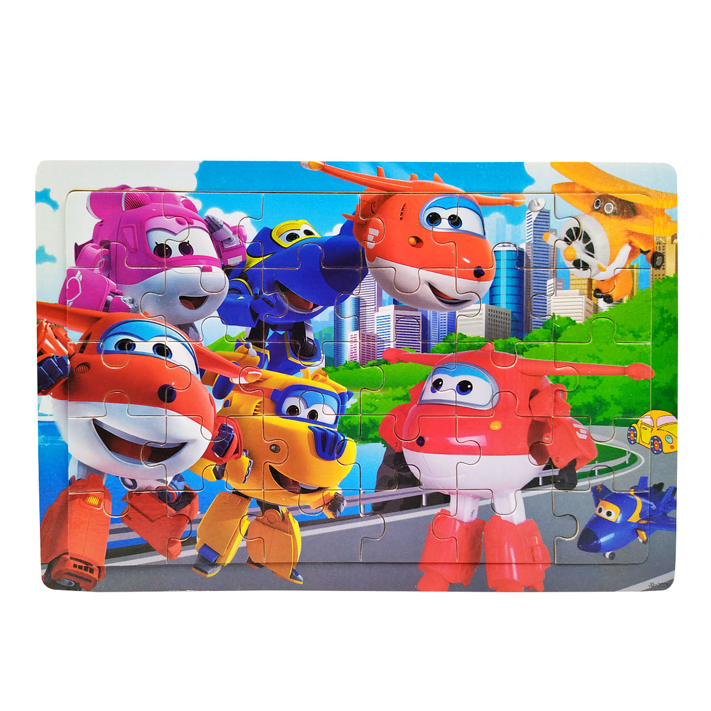 Rompecabezas MDF SET X5 Personajes Juguete Infantil Niños 10