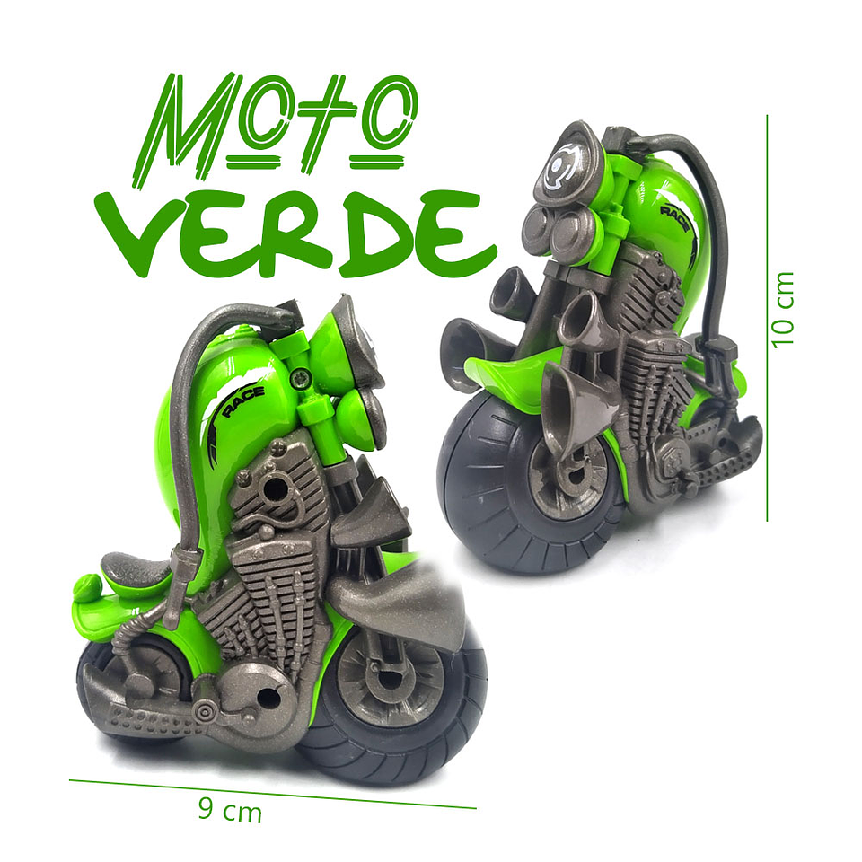 Moto Llantona Fricción Juguete Infantil Colores Bebes   6