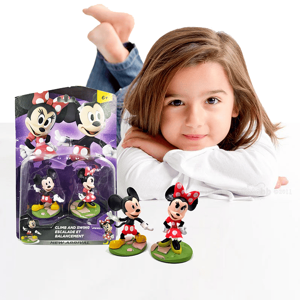 Mickey Mouse Figuras Minnie Juguete Infantil Muñecos
