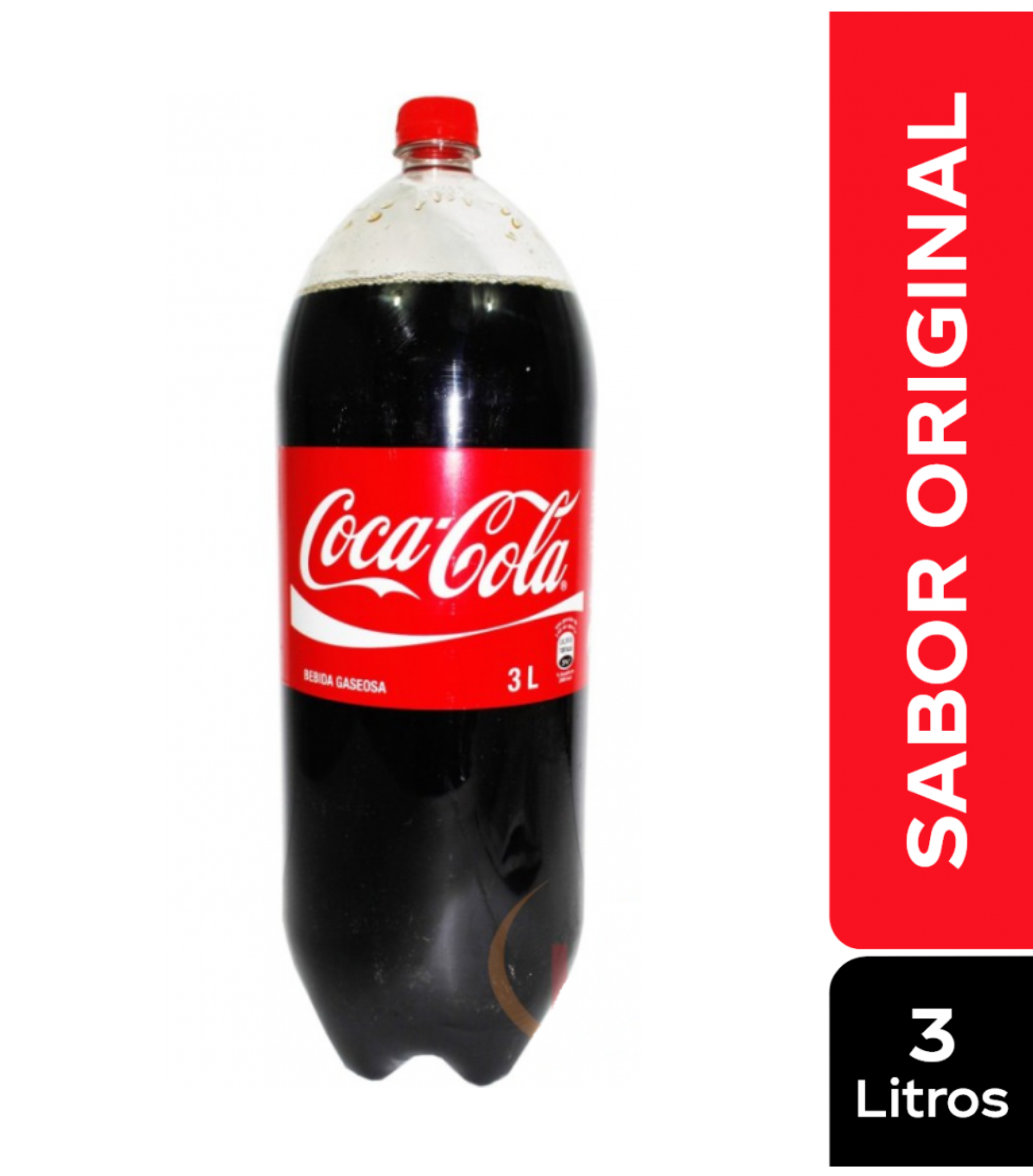 Gaseosa Coca Cola Original Bot X 3 Litros