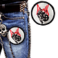 Parches Punk Bordado 8cm Accesorio Prendas - Miniatura 1