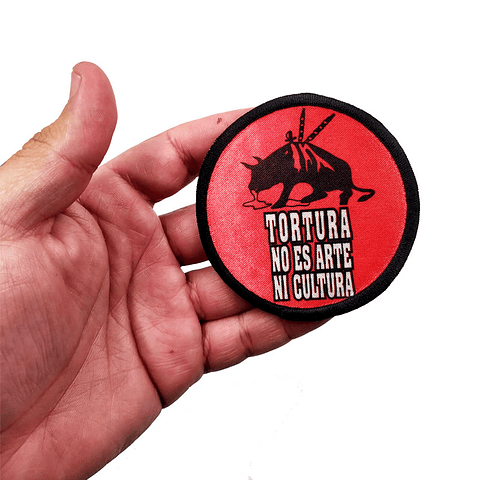 Parches Antitaurina Bordado 8cm Accesorio Calcomania