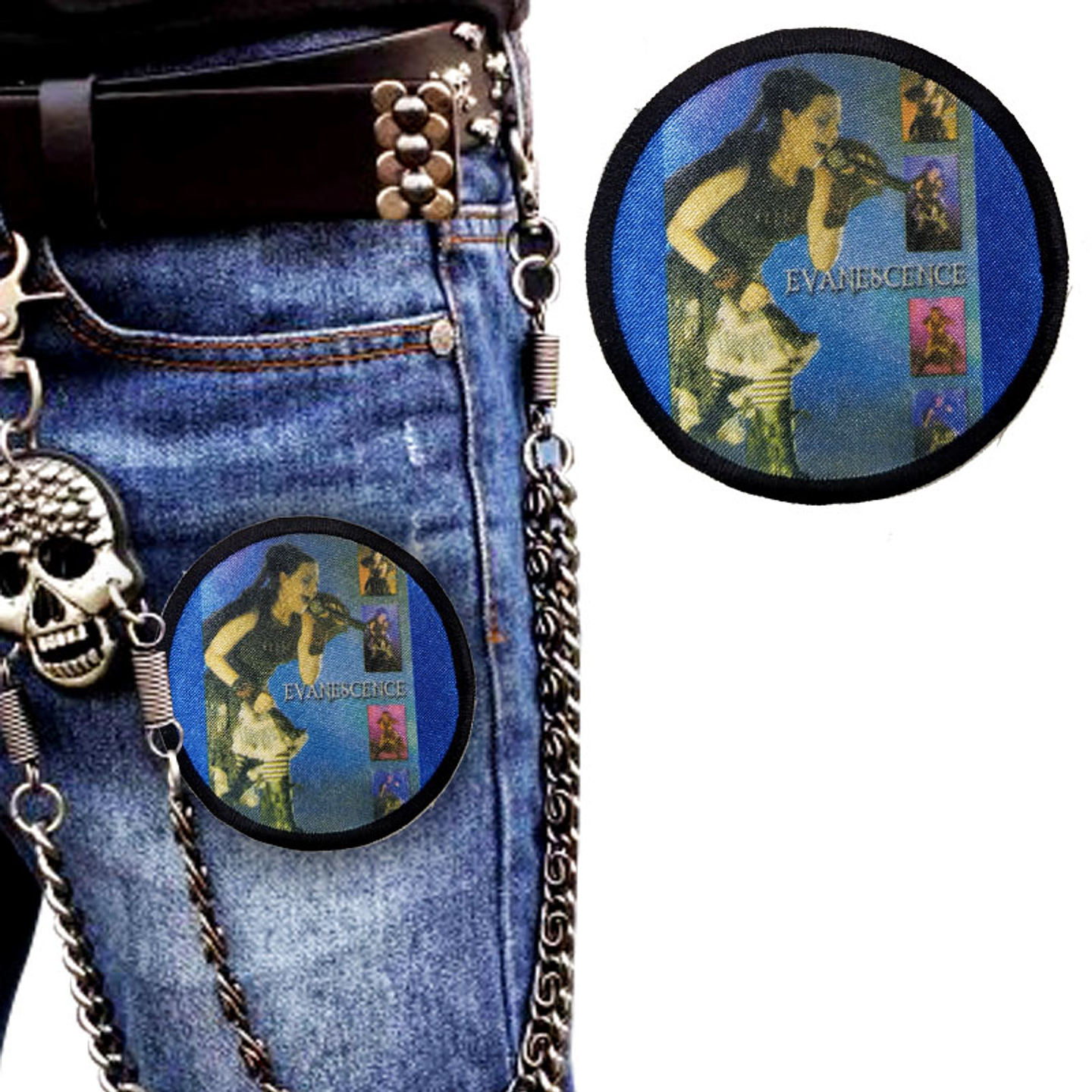 Parches Evanescence Bordado 8cm Accesorio Calcomania 1