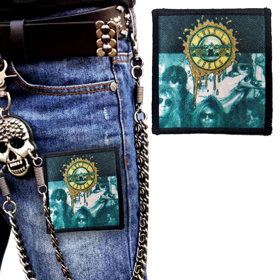 Parches Guns Roses Bordado 8cm Accesorio Prendas 1