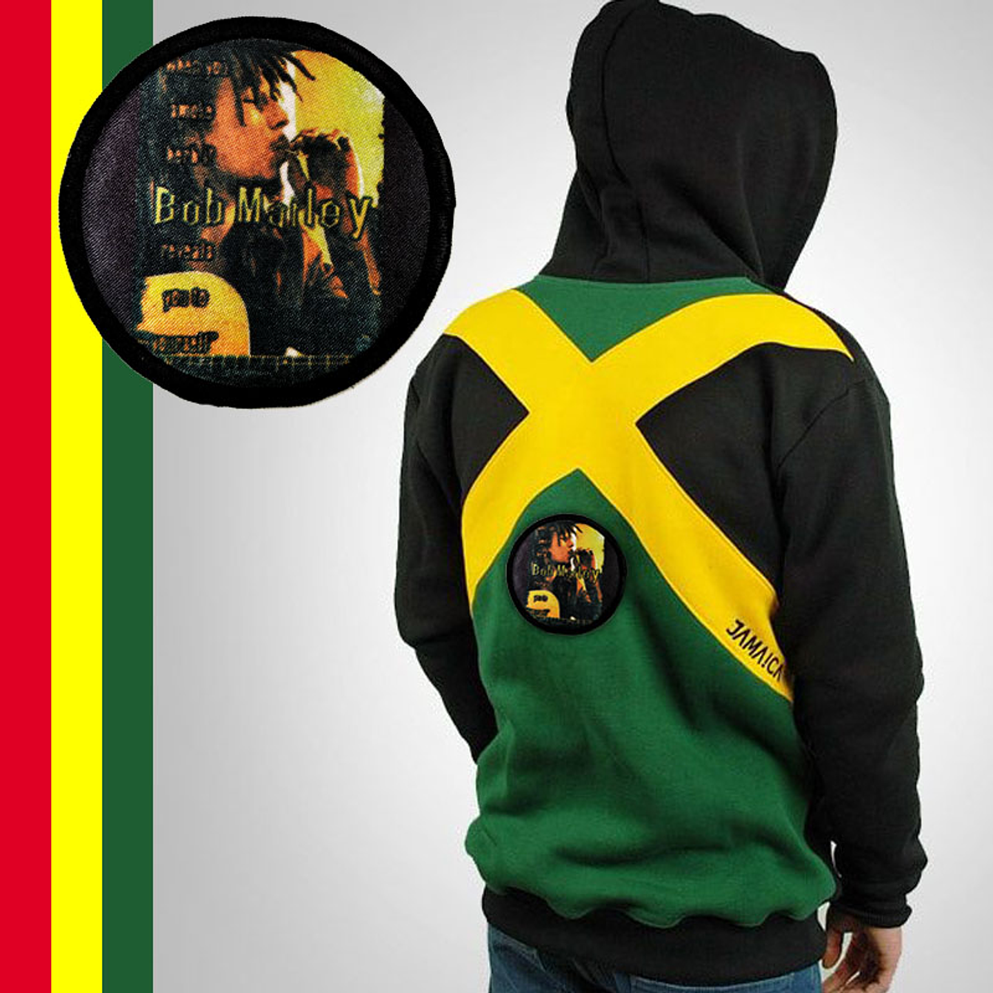 Parches Bob Marley Unete Bordado 8cm Accesorio Prendas 1