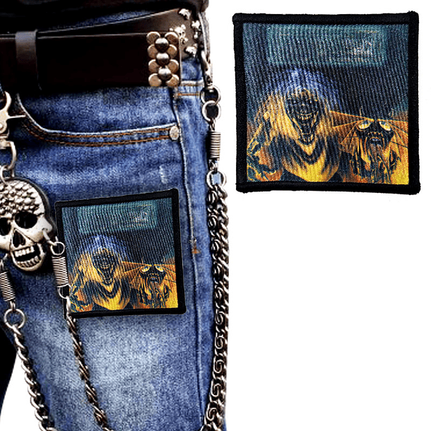 Parches Iron Maiden Bordado 8cm Accesorio Prendas 
