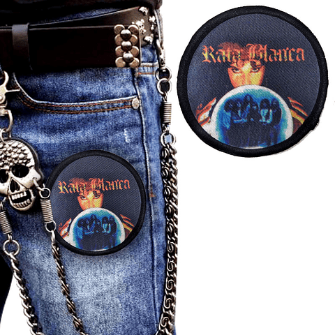 Parches Rata Blanca Bordado 8cm Accesorio Prendas