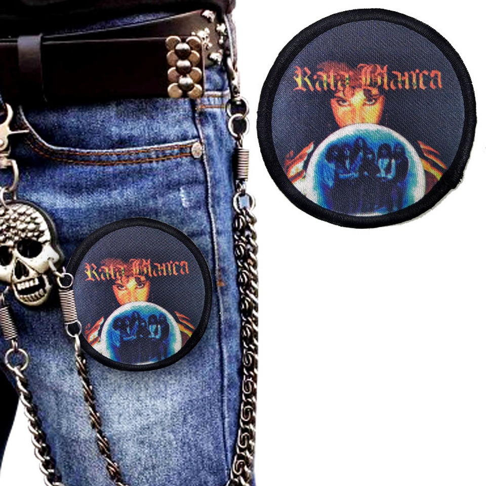 Parches Rata Blanca Bordado 8cm Accesorio Prendas 1