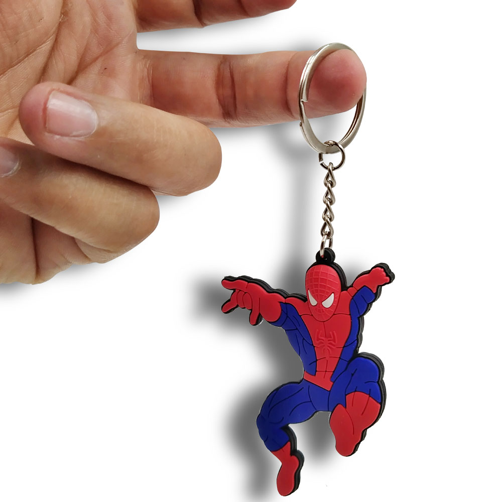 Spiderman Vengadores Llavero Juguete Didáctico Hombre Araña