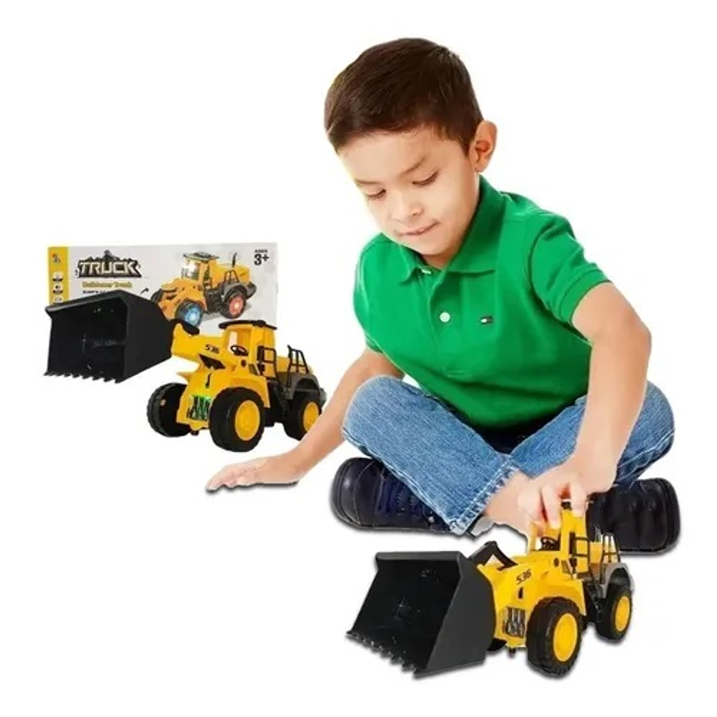 Bulldozer Juguete Truck Jugueteria Carro Didáctico Carro Construcción 1