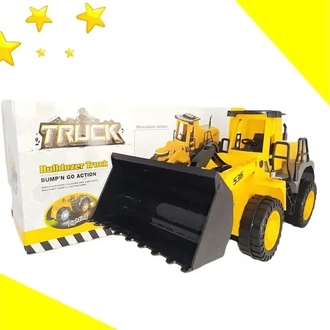 Bulldozer Juguete Truck Jugueteria Carro Didáctico Carro Construcción