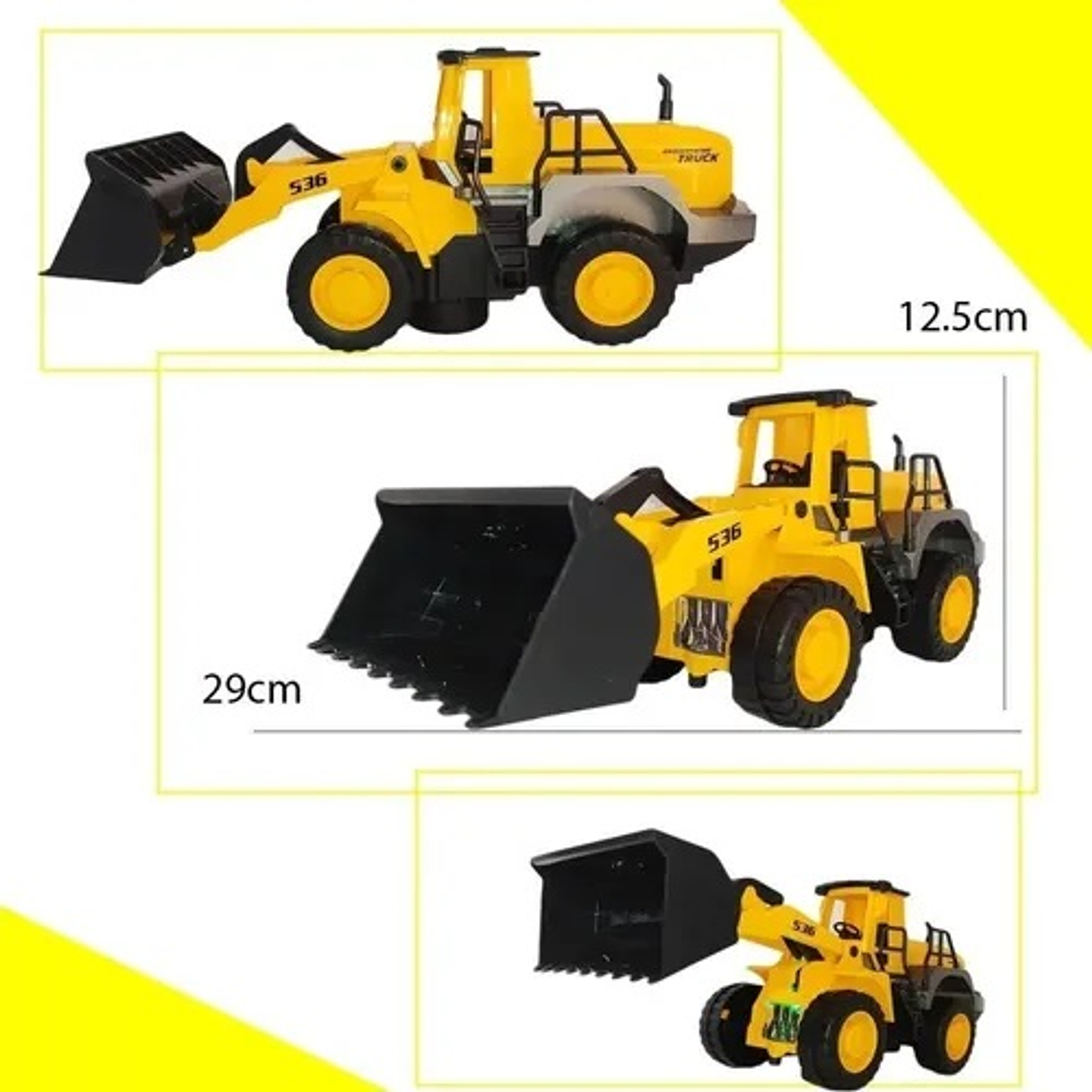 Bulldozer Juguete Truck Jugueteria Carro Didáctico Carro Construcción 3