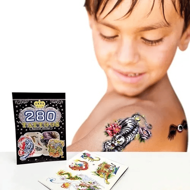 Tatuaje personalizado para niños, tatuajes corporales realistas falsos para  niños, regalos de contacto perdidos para cumpleaños, baby shower, anclaje