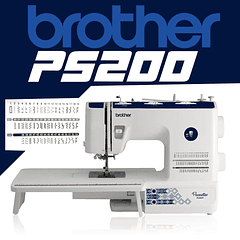 MAQUINA COSER BROTHER PS200 CONFECCION TEXTIL COSTURA