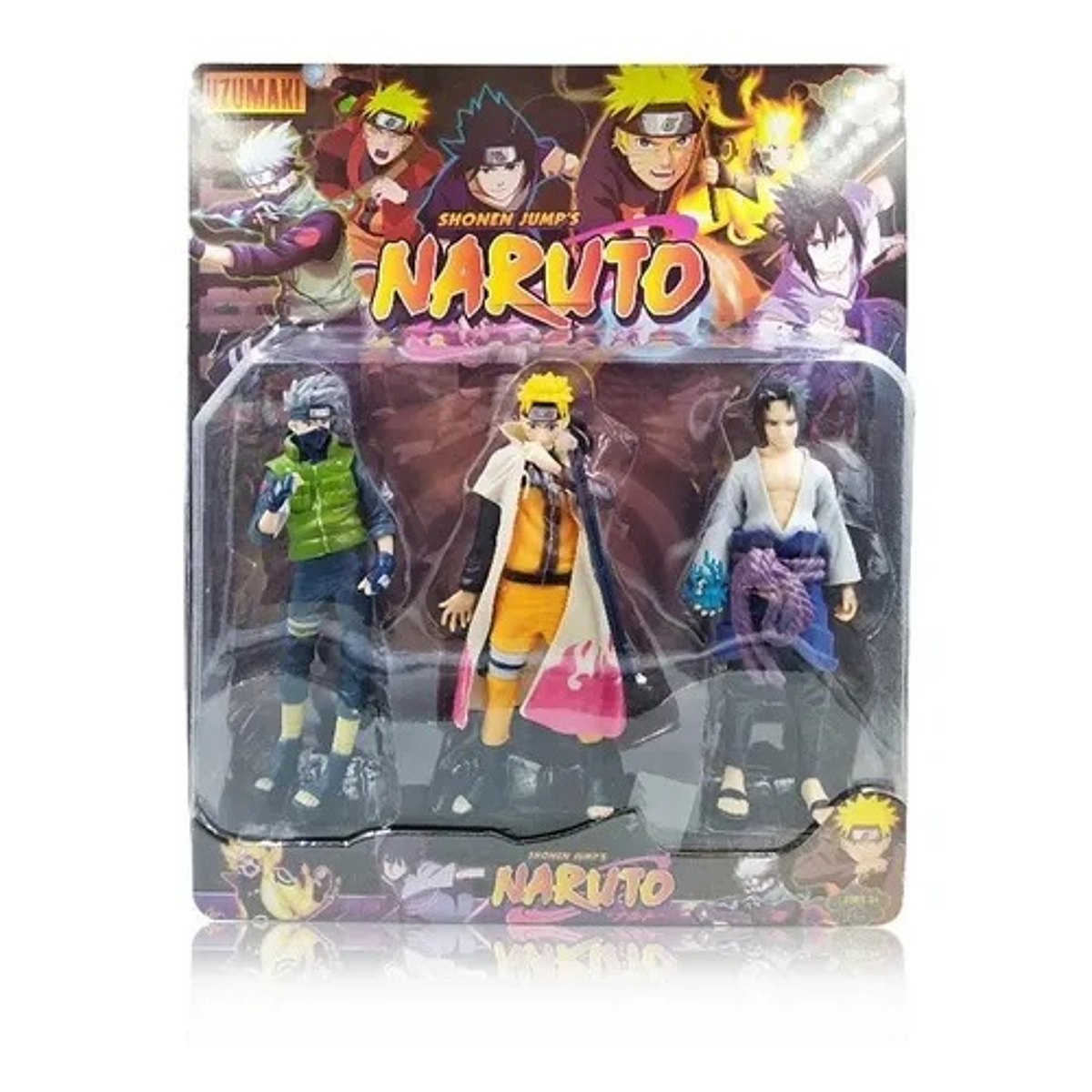 Naruto Kakashi Sasuke Juguetes Figuras Muñecos Juguetería