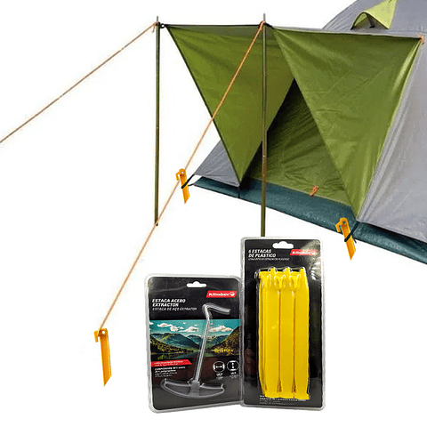 ACAMPAR SET ESTACAS REMOVEDOR CAMPING EQUIPAMIENTO