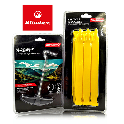 ACAMPAR SET ESTACAS REMOVEDOR CAMPING EQUIPAMIENTO
