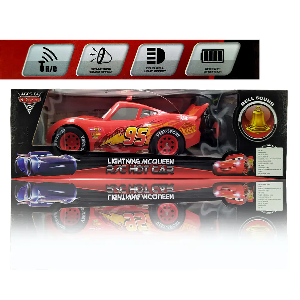 CARRO CONTROL REMOTO JUGUETE CARS VEHICULOS INFANTILES 3