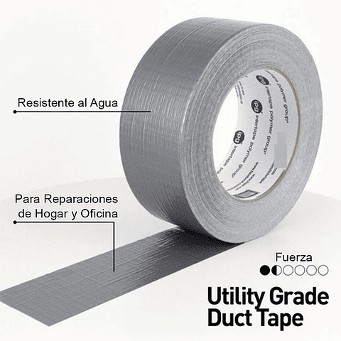 CINTA ADHESIVA DE GRADO RESISTENTE IPG PLATEADA
