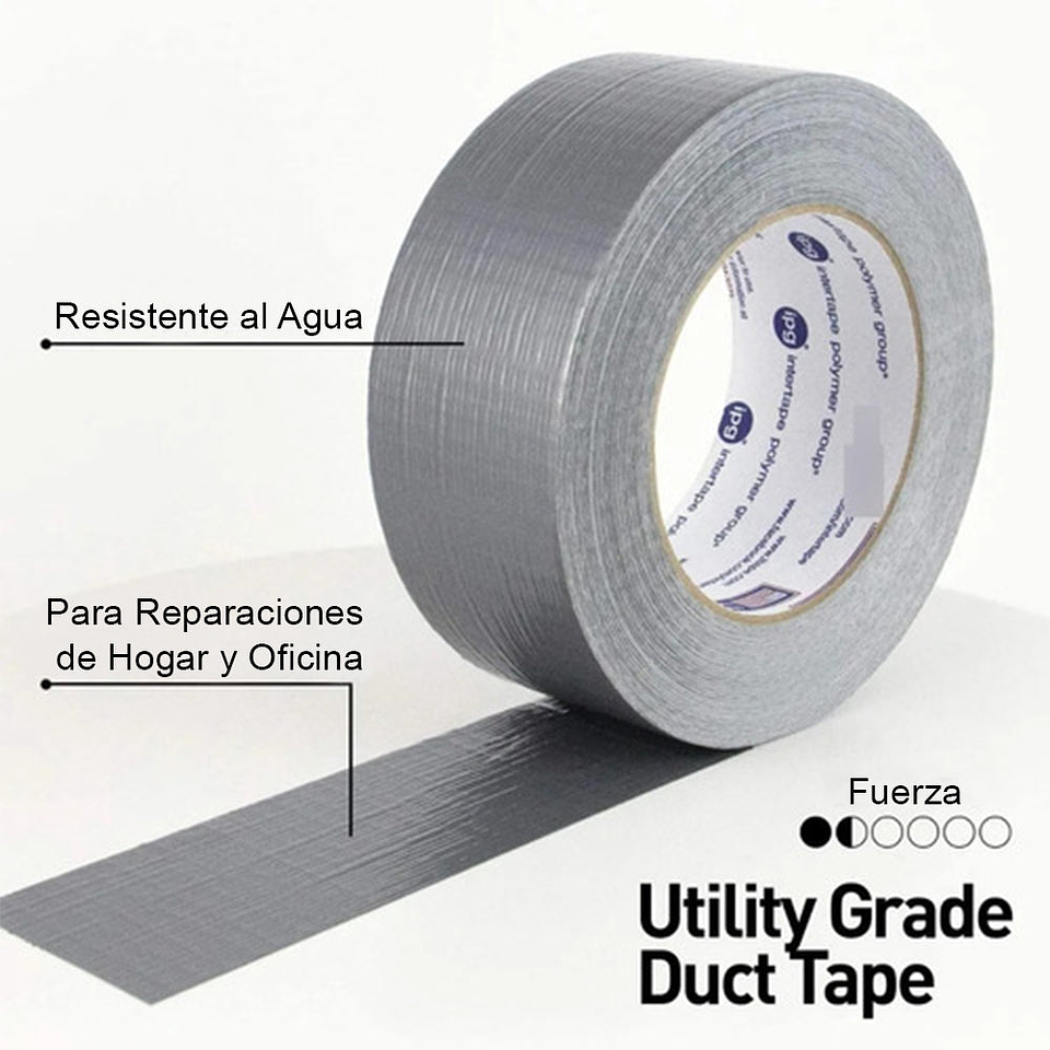 CINTA ADHESIVA DE GRADO RESISTENTE IPG PLATEADA 2