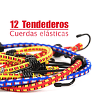 TENDEDERO CUERDAS ELÁSTICAS POLIETILENO AMARRE PULPO 2