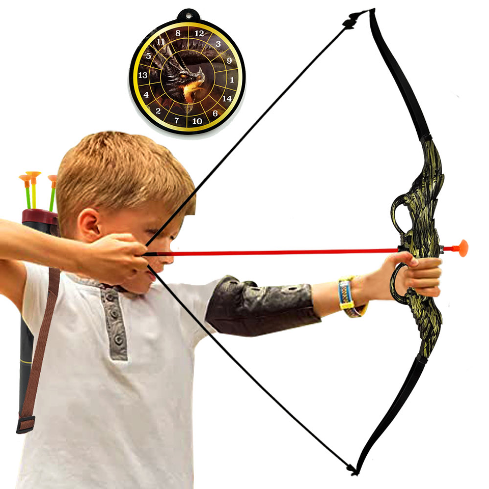 ARCO FLECHAS JUGUETES ARQUERO JUGUETERIA DISFRAZ 1