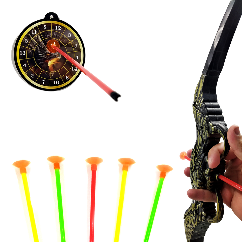 ARCO FLECHAS JUGUETES ARQUERO JUGUETERIA DISFRAZ 5