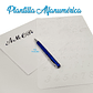 PLANTILLA ALFANUMERICA PLASTICA PAPELERIA DECORACION - Miniatura 2