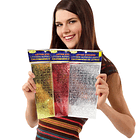 LETRAS ADHESIVAS METALIZADAS PAPELERÍA DECORACIÓN  1