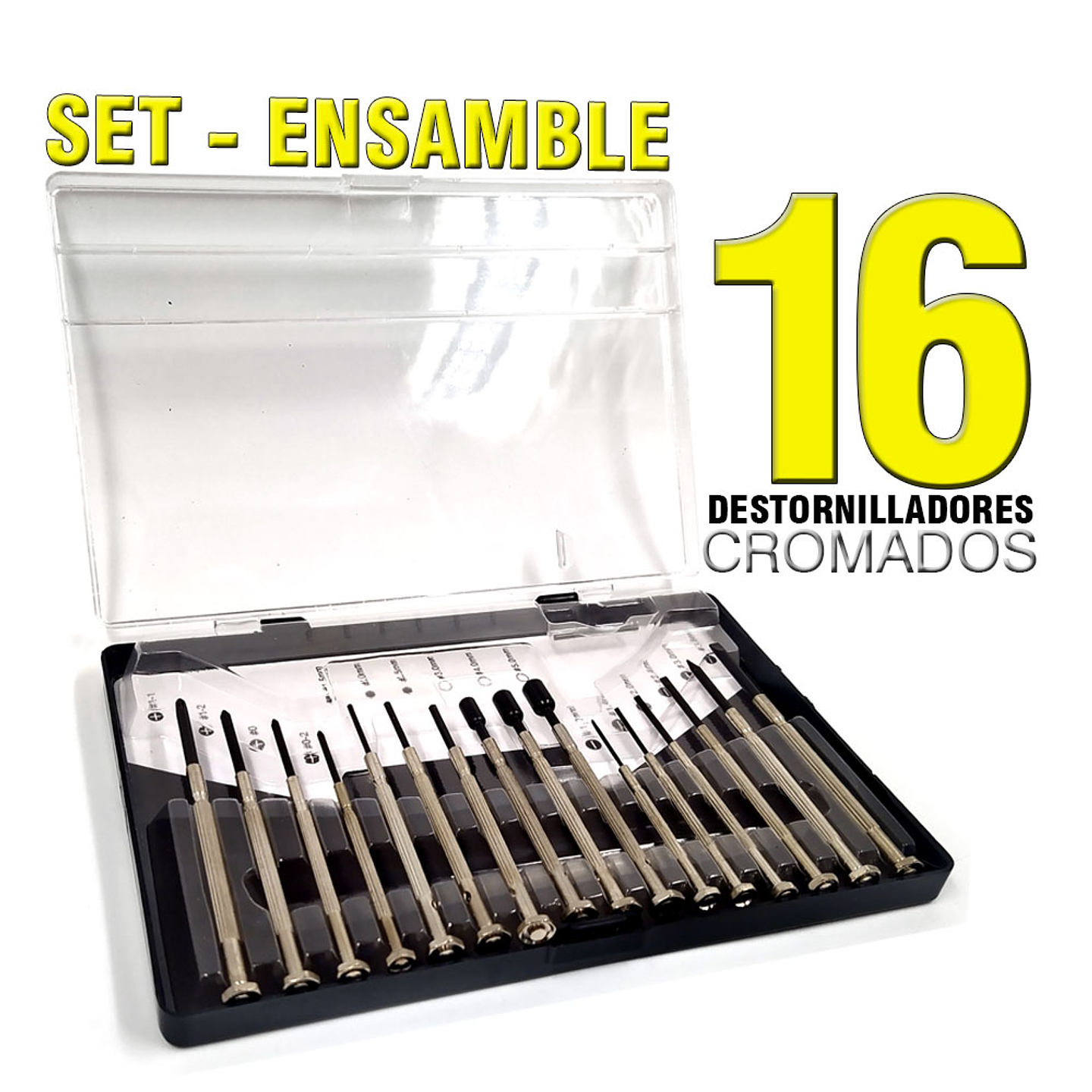 DESTORNILLADORES ENSAMBLE FERRETERIA HERRAMIENTAS 2