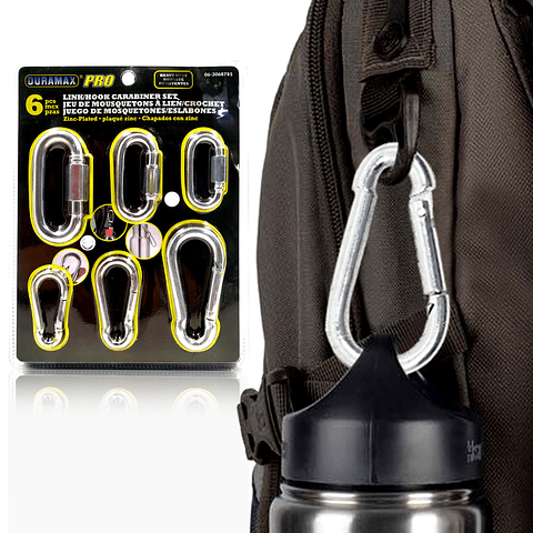 LLAVEROS ALPINISTAS MOSQUETONES ACCESORIOS ESLABONES 