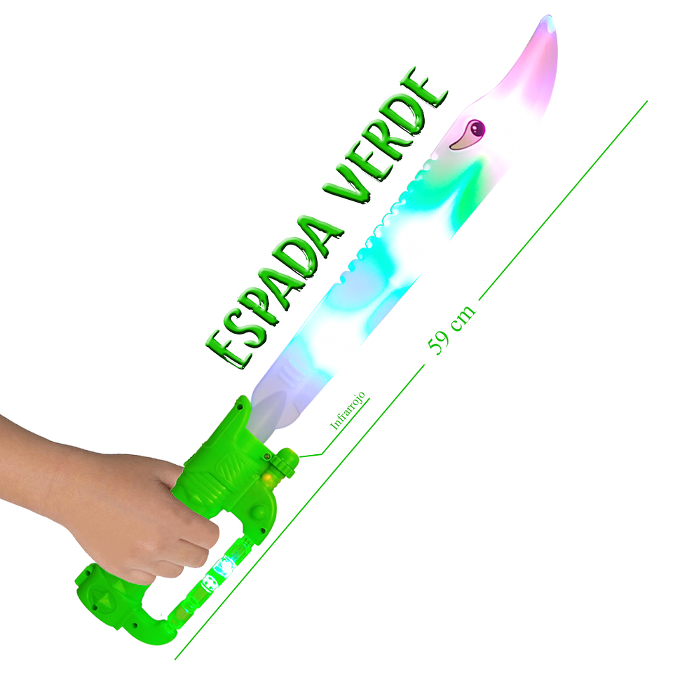 Espada Infantil luces y sonidos con Laser  5