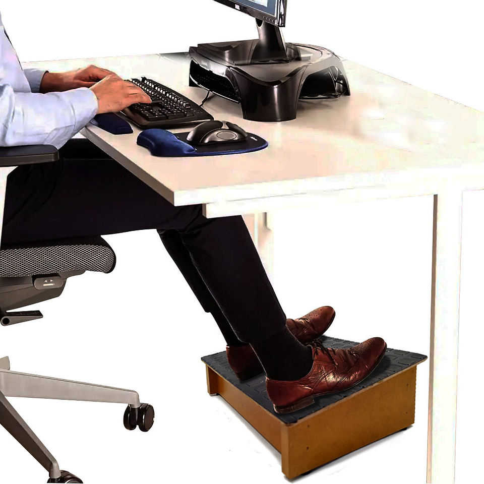 DESCANSA PIES MADERA HOGAR OFICINA 1