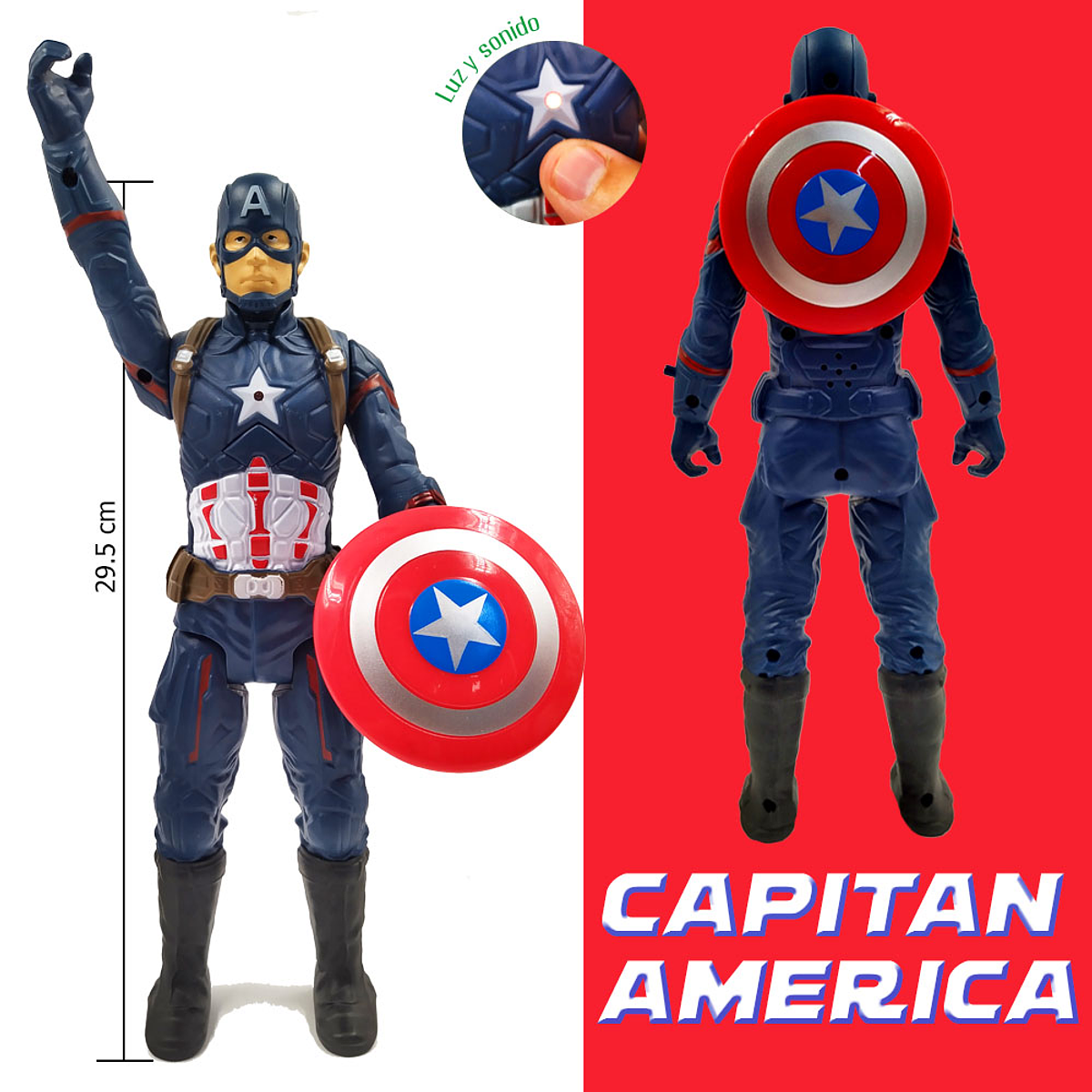 Las mejores ofertas en Capitán América niños juguetes y estructuras para  Exterior