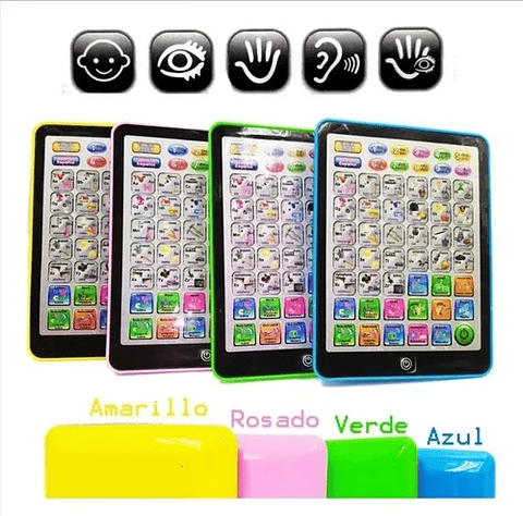 TABLE DIDACTICA JUGUETE APRENDIZAJE TABLETA INFANTIL 