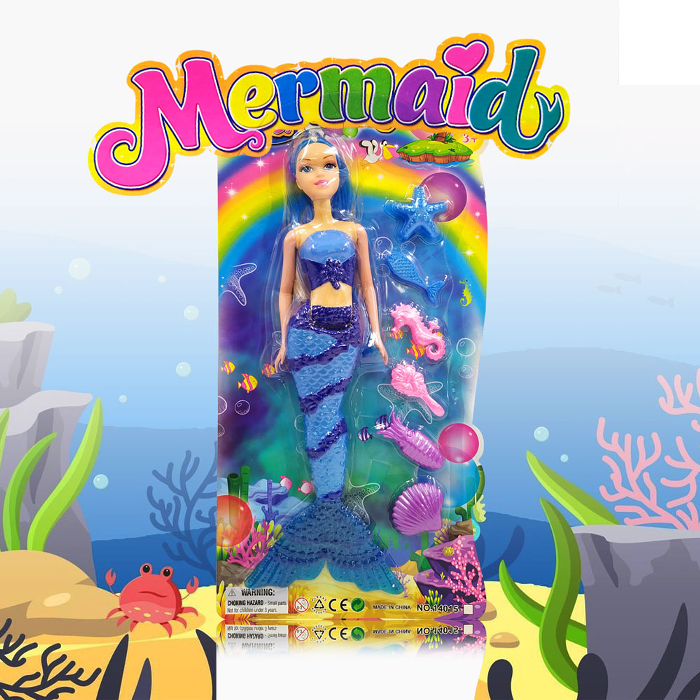 MUÑECA SIRENA JUGUETES ACCESORIOS NIÑAS JUGUETERIA 3