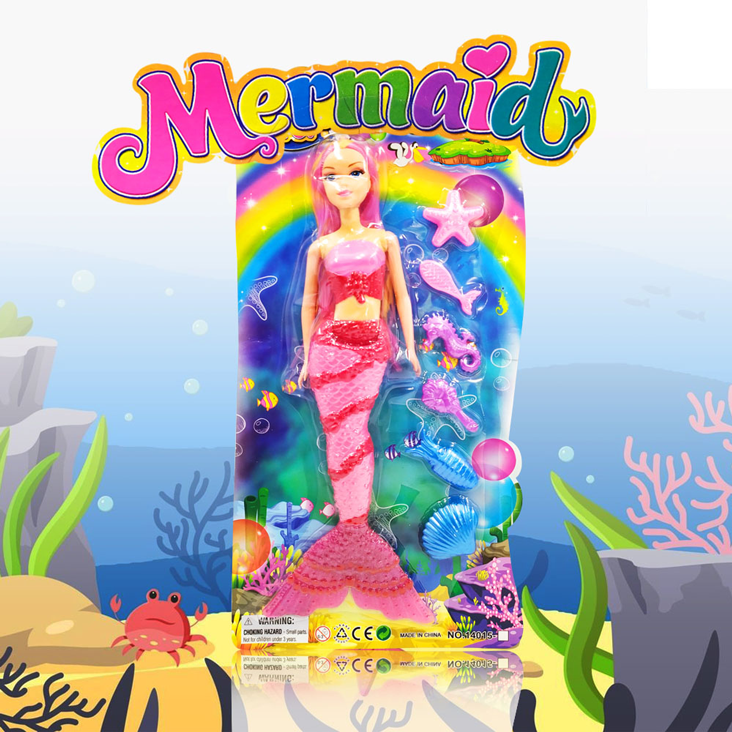 MUÑECA SIRENA JUGUETES ACCESORIOS NIÑAS JUGUETERIA 4