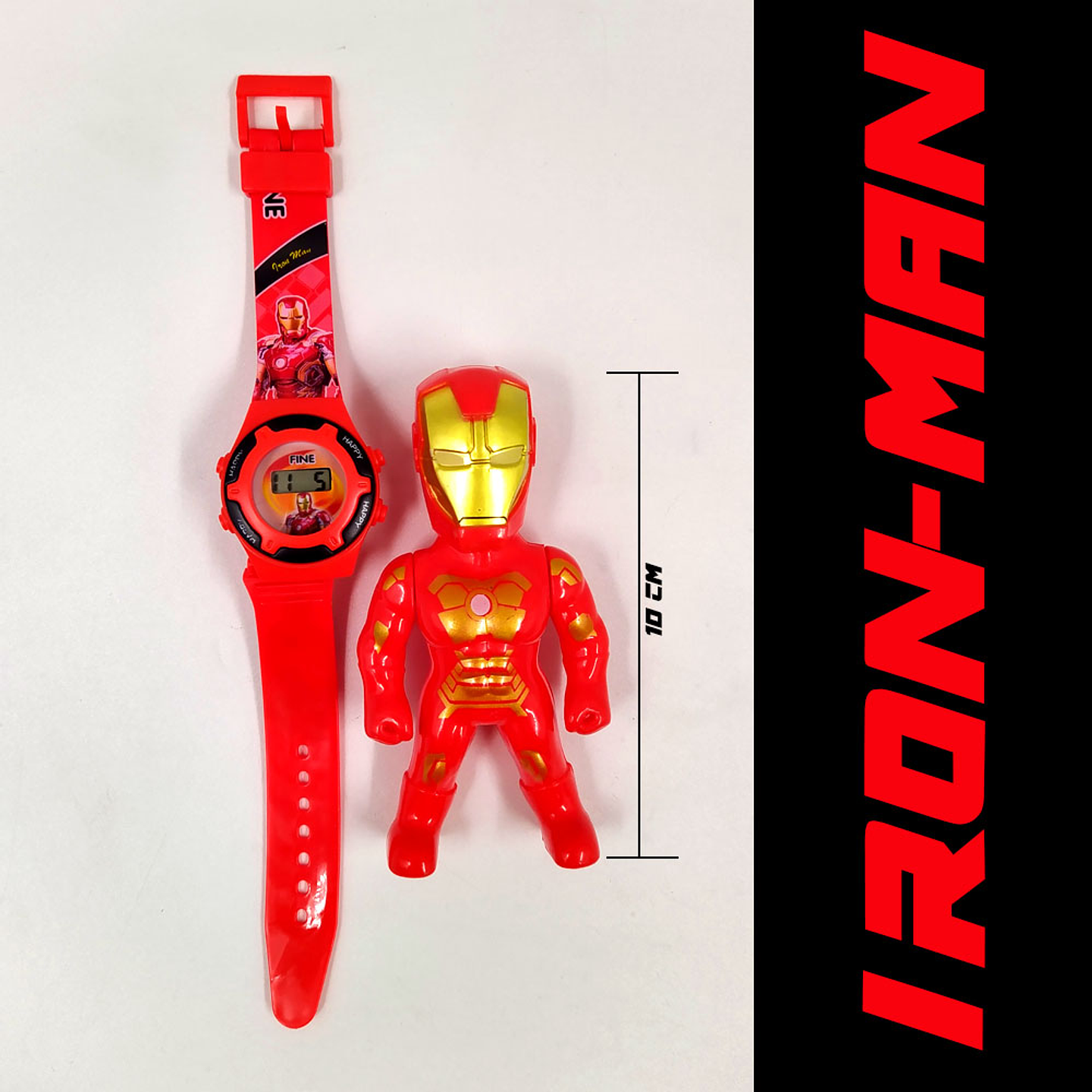 IRONMAN RELOJ FIGURA JUGUETES NIÑOS JUGUETERÍA 2