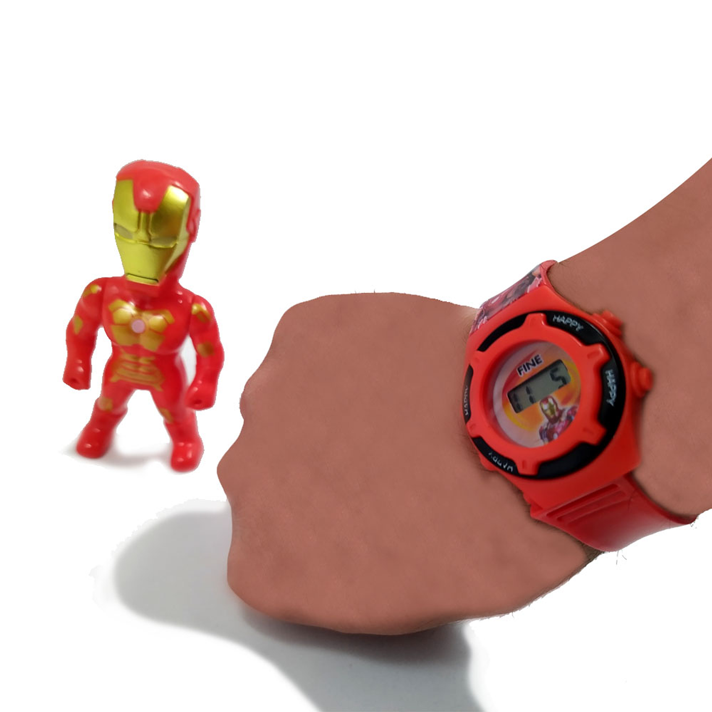 IRONMAN RELOJ FIGURA JUGUETES NIÑOS JUGUETERÍA 1