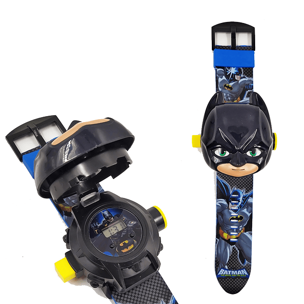 RELOJES SUPER HEROES PROYECTOR JUGUETES ACCESORIOS NIÑOS JUG