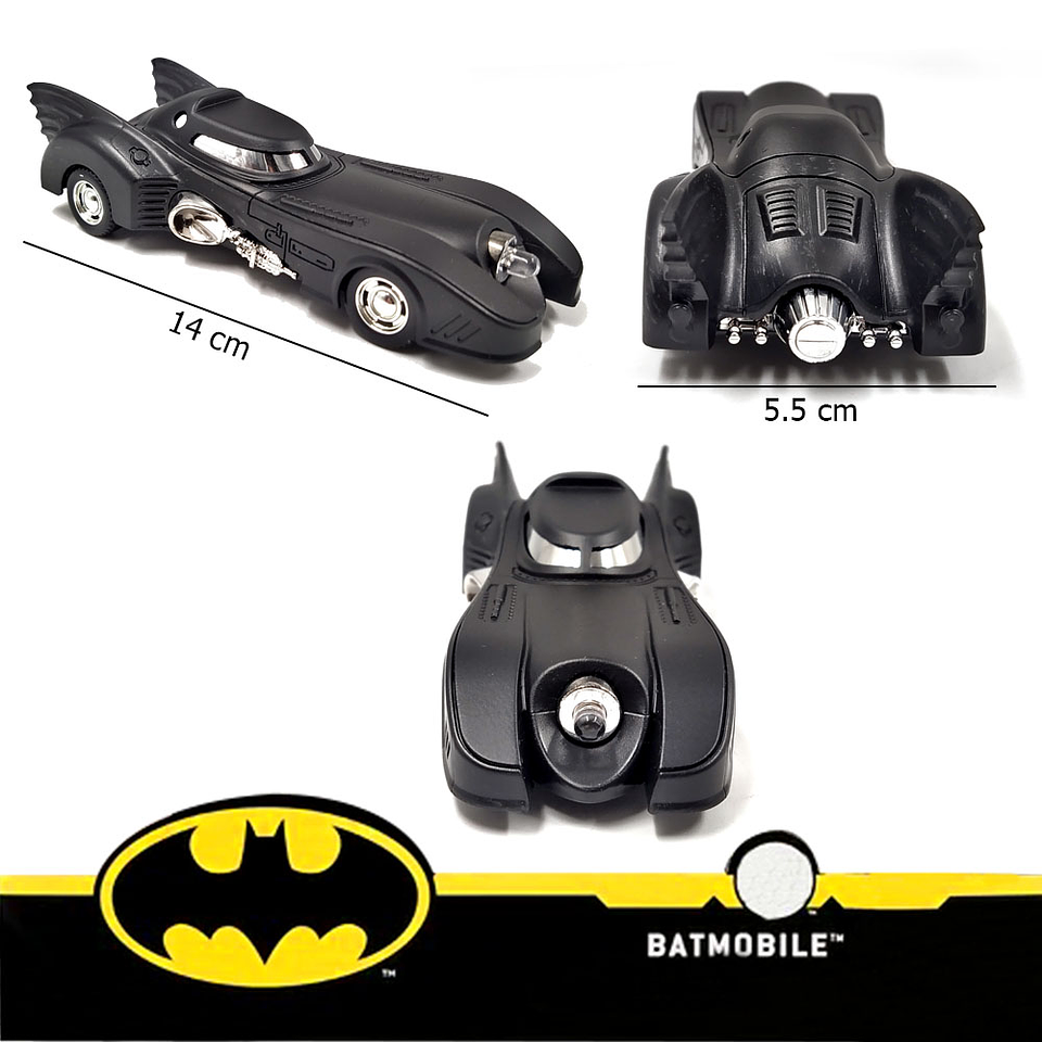 BATIMOVIL CLASICO CARRO JUGUETES BATMAN JUGUETERIA COLECCION 2