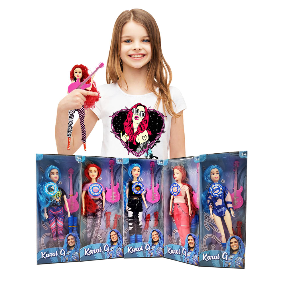 MUÑECAS KAROL G JUGUETES FIGURA BICHOTA JUGUETERÍA