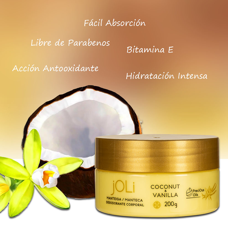 MANTECA DESODORANTE CORPORAL JOLI HND COCO VAINILLA HINODE 2