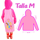 PRINCESAS CARPAS IMPERMEABLES LLUVIA ROPA INVIERNO JUGUETERIA NIÑAS 2