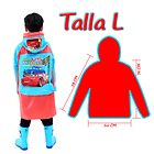 CARS CARPAS IMPERMEABLES LLUVIA ROPA INVIERNO JUGUETERIA NIÑOS 3